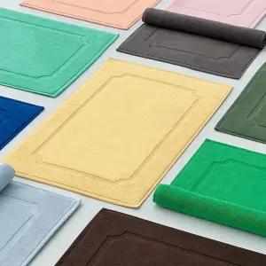 테리파머 모던스퀘어 괴물흡수력 면규조토 호텔발매트 1장+1장 욕실 현관 주방 면 발매트