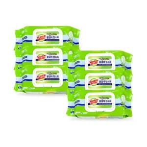 3M 물걸레 청소포 더블액션 플러스 대형 20매 x 6개