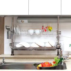 센스 기둥식600 2단 식기건조대 씽크대선반 주방선반