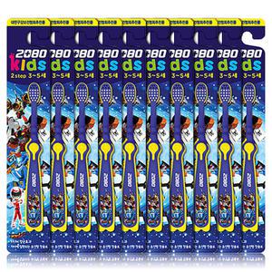 2080 키즈 칫솔 2단계 또봇V 10개 (3-5세)