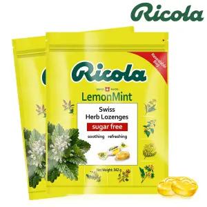 리콜라 스위스 캔디 레몬민트 342g 2개