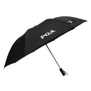 PGA 골프 무지 2단 자동우산, 블랙, 1개
