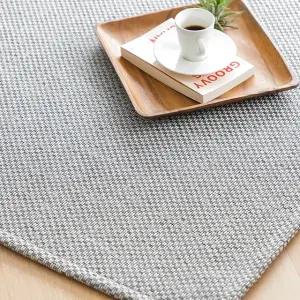 스칸디앤홈 먼지없는 플레인 사이잘룩 러그 거실 카페트 애쉬그레이 100x150