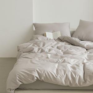 무봉제 순면 바스락 호텔 이불세트 4colors