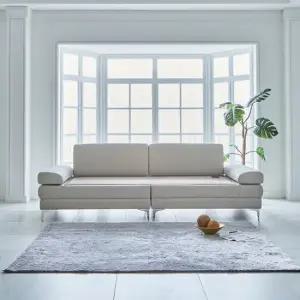 현대의료기 모짜르트SF 온열 3인소파 카우치 스웨이드황토숯볼 흙소파