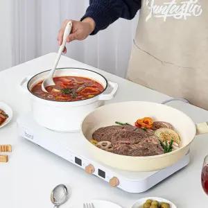 독일Brand 인덕션 2구 전기레인지 2800W 소형 전기렌지 식탁 휴대용 캠핑 바베큐 2구인덕션