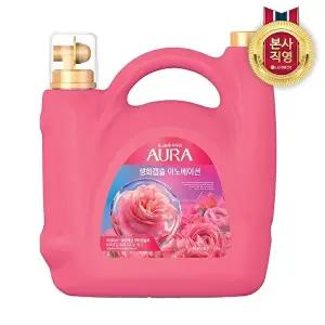 [LG생활건강]아우라 생화캡슐 초고농축 대용량 섬유유연제 5.5L 피오니로즈 x 1개