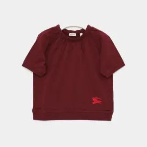 키즈 기사자수로고 반팔 여아 티셔츠 8077998/10A