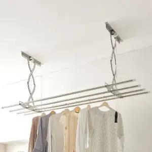 천장 빨래건조대 올스텐2단 베란다 천정 건조대 봉