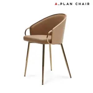 T5 골드 라운딩 식탁의자(TG581)