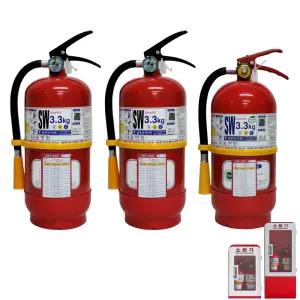 삼우 국산 소화기 3.3kg 업소용 가정용 산업용 국가검정품 올국산 KC인증 스티커+자석식 점검표 추가 증정 로케트코리아
