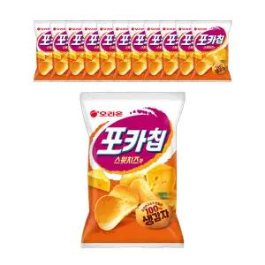 오리온 포카칩 스윗치즈, 60g, 12개