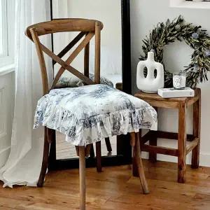 [롯데백화점]티에라 홈티에라 트리아농 의자 방석 2컬러(솜포함)