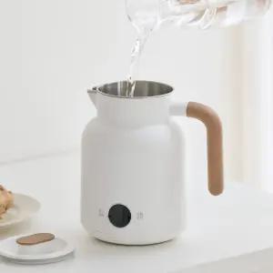 다룸 멜로우 전기포트 1L 아이보리 화이트 온도조절 통주물 스텐