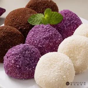 찹쌀떡 3종세트 자색고구마 그릭요거트 티라미수)