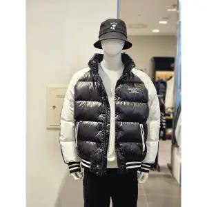 [클라이드앤](김해점)[클라이드] 하이넥 소매배색 다운점퍼 FODDU418M