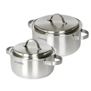 키친아트 프리미오3 통3중 스텐냄비2종20+24