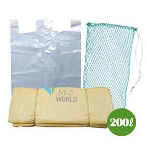 아파트 재활용 분리수거 200L 쓰레기봉투 마대 그물망 배접비닐 포대 폐기물