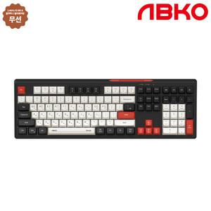 앱코 MK108W 무선 블루투스 저소음 멤브레인 키보드 블랙