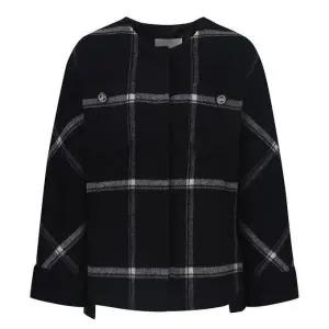 [베스띠벨리]울혼방격자패턴언발코트 24FWH42642BKP_YS