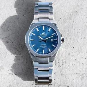 CASIO 카시오 에디피스 EFR-S108D-2A 에얄오크 딥블루 메탈 손목시계