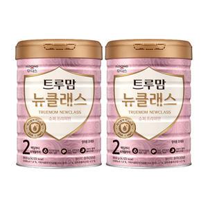 일동 트루맘 뉴클래스 슈퍼프리미엄 후디스분유, 2단계, 800g, 2개