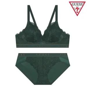 [롯데백화점]게스 [선물포장] 골드라인 브라렛팬티세트 GDWBRBP912DGR