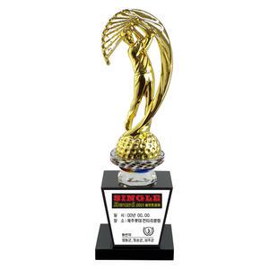 YS-900-3 골프트로피 트로피 홀인원기념패 싱글패 이글패 축구기념패 배드민턴대회 골프상패 마라톤대회