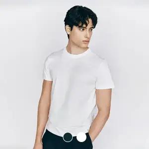 [지오다노] 025532 코튼 라운드넥 슬림핏(머슬핏) 반팔 티셔츠