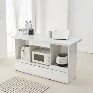 B6218 대리석 스퀘어 하단서랍 홈바 1500x600 3colors