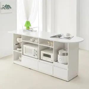 B6221 라운드 서랍형 홈바 2000x600 1color