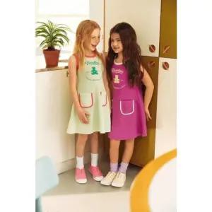 [갤러리아] 베네통키즈G  와플민소매원피스(2컬러) QAOP21531