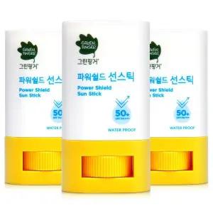 그린핑거 파워쉴드 선스틱 14g 3개