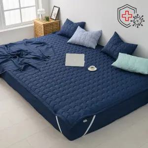 항균 탈취 시어서커 써니 여름용 시원한 패밀리 침대패드 260x200