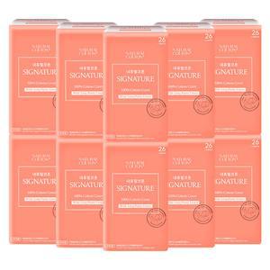 내츄럴코튼 시그니처 바디케어 팬티라이너 롱 26매입 10개