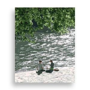 위메이크 페인팅 DIY 명화그리기 프랑스 센강 40x50