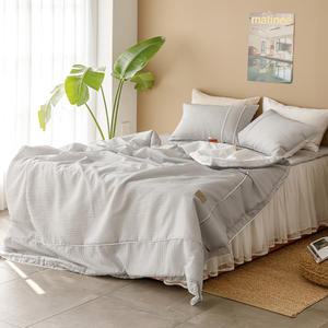 뱀부 시어서커 스칼렛 얇은 대나무 시원한 호텔침구 여름이불