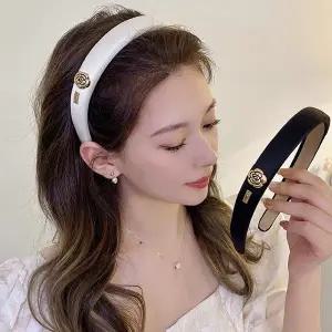 로즈 플라워 포인트 헤어 밴드 머리띠_13461134_588963