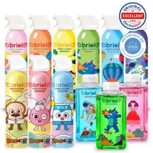 브레드이발소 버블클렌저 200ml 3종+300ml 6종+바스슬라임 480ml 1종