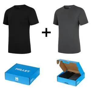 [밀레](대구신세계)[한정수량]MUUUT427[남성]아이스 냉감 반팔 티셔츠 2팩 세트(출시가55,000원)