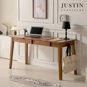 제이크 수납형 아카시아 원목 책상(1500)