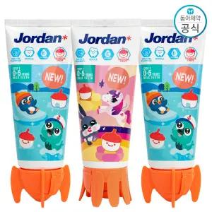 조르단 어린이 치약 뉴스텝1 열대과일향 90g 3개