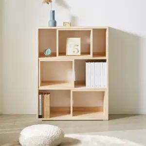 네오 하임 800 원목 높은 책장 오픈형 NES1633