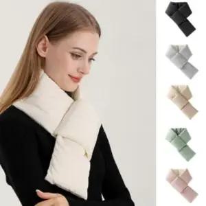 포켓패딩 기모 목도리 ELS-063 패딩목도리 패딩머플러 겨울목도리 니트목도리 퍼목도리