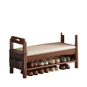 신발장의자 현관 수납 미니 원목 손잡이 45cm 수납 벤치 슈 좁은 틈새 슬림 정리대 원룸