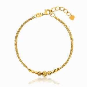 [한국금다이아몬드] 순금 루체르 글리터 볼 팔찌 24K 3.56g