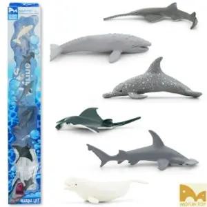 모펀 MP6029 미니 피규어 벨루가와 바다친구들/동물/장난감/유아/모형/놀이/세트/셋트/학습/교육용/선물