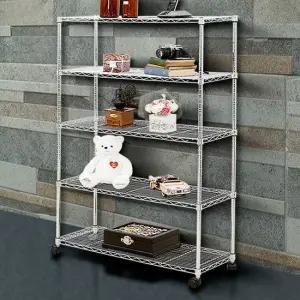 홈메탈선반 1200 5단 발코니조립앵글 베란다수납 진열 철제선반 앵글 조립식앵글 앵글선반