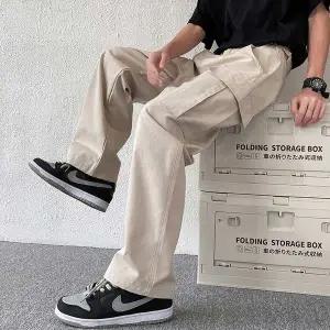 캐주얼카고팬츠 10대 20대 남자 놀러갈때 바지 코디 카고 포켓 팬츠