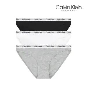 CK 언더웨어 여성 속옷 3장 세트 팬티 면 비키니 QP1258O-900
